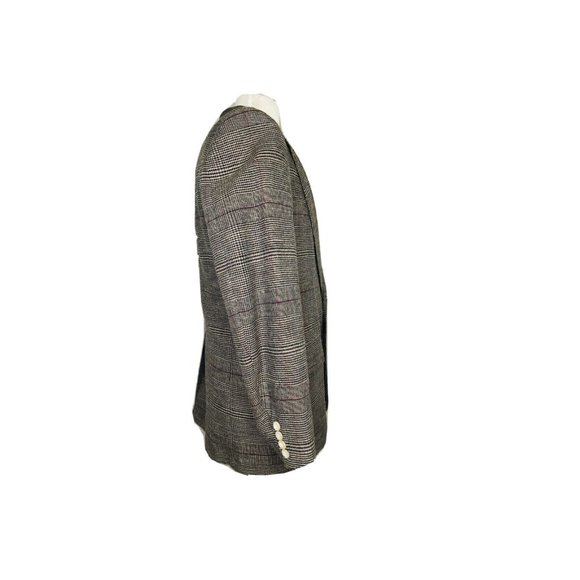 Cricketeer 1847 Dillard’s Vintage Men’s Blazer Houndstooth Plaid Union Made USA - Picture 3 of 11